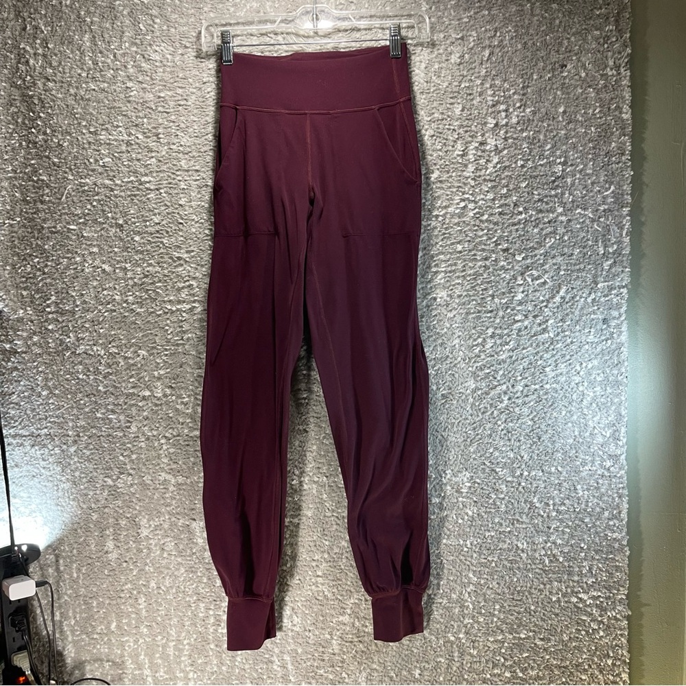 Lululemon Pants Womens 2 Red‎ Align Jogger 28" Yoga Workout Gym